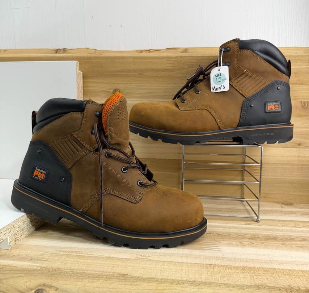 Timberland PRO Men's Steel Toe Work Boots Size 15 Wide (NWOB)